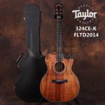 Taylor 324CE-K FLTD 2014全单电箱民谣吉他