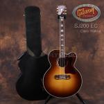 吉普森Gibson SJ200EC Claro Walnut电箱民谣木吉他 限量50