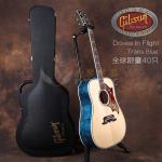 吉普森Gibson Doves In Flight Trans Blue 限量版民谣吉他