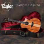 Taylor Custom GA Koa火焰相思木私人订制 电箱吉他
