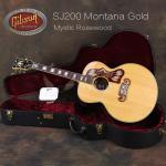 吉普森Gibson SJ200 Montana Gold Mystic限量版民谣吉他