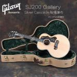 吉普森Gibson SJ200 Gallery大师美术馆 黄石银绳瀑布 限量版吉他