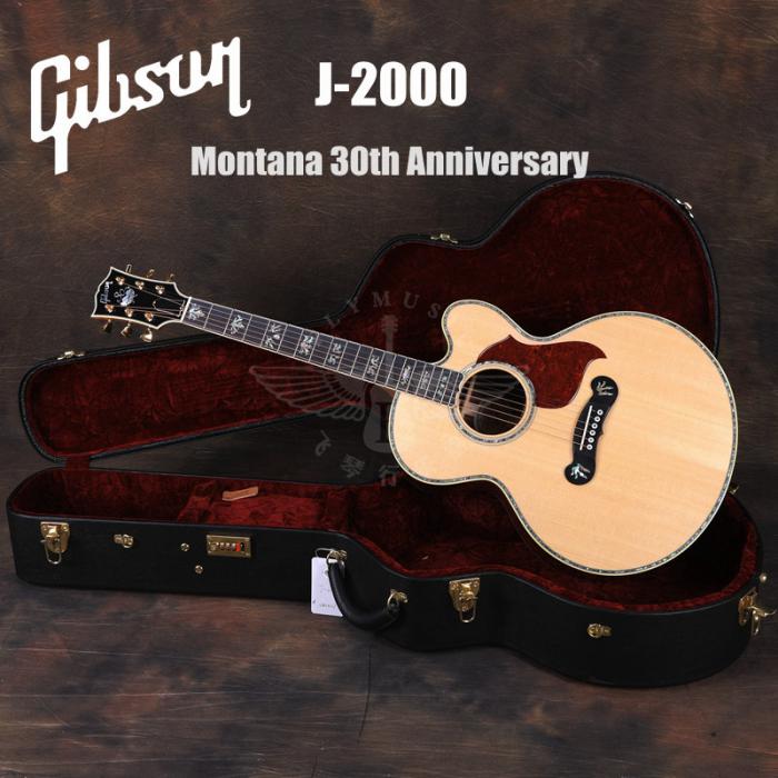 吉普森gibson j2000 montana30周年纪念 限量30只 手工吉他